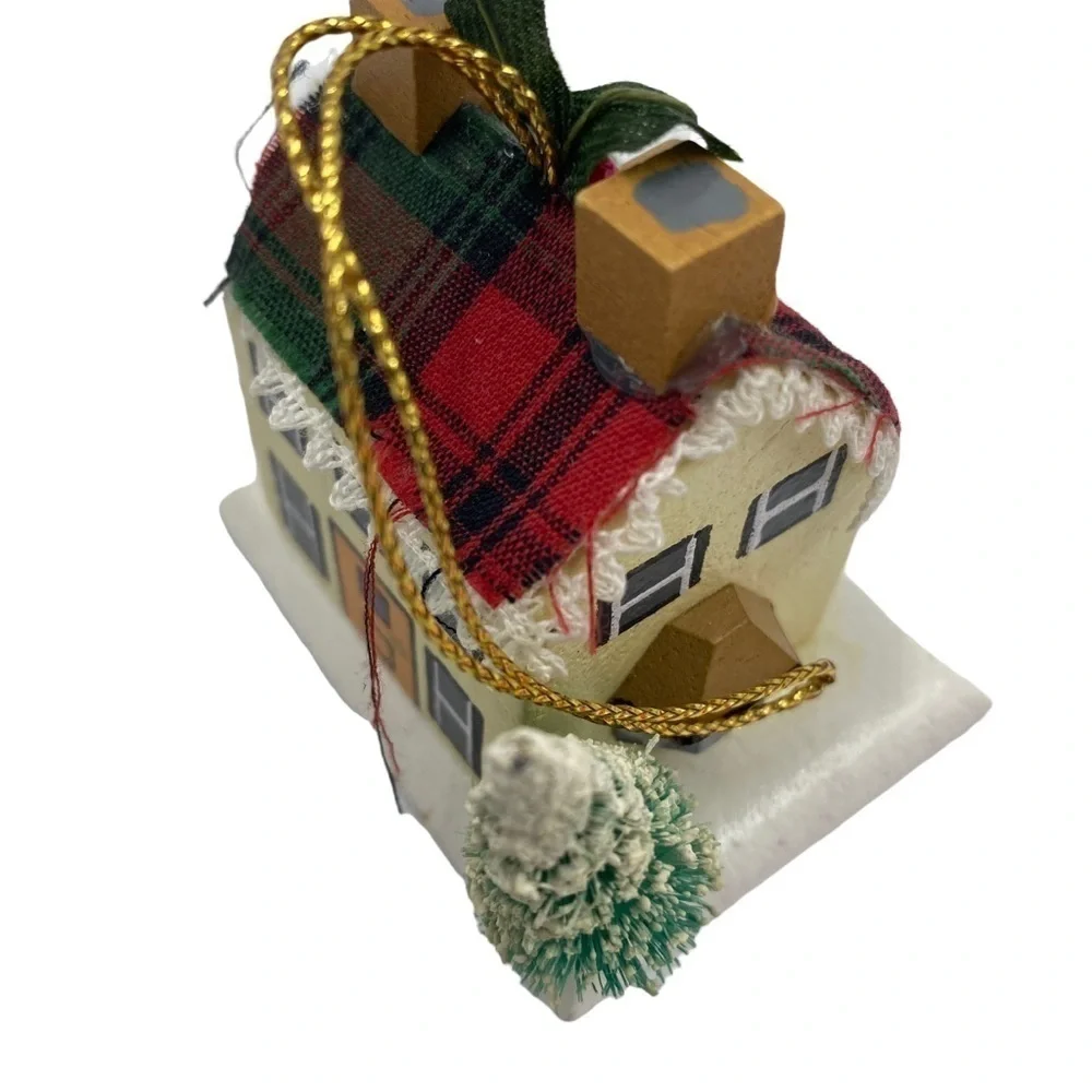 Vintage Christmas 🎄Ornament Miniature Wood House by Kurt Adler